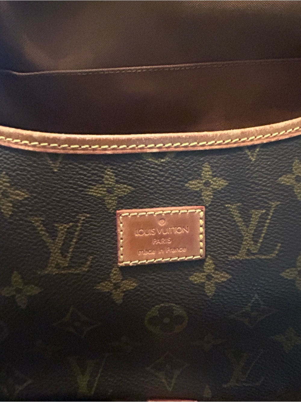 Vintage 1999 Louis Vuitton Saumer 30  Dual Compartment Saddlebag with COA - Picture 3 of 12